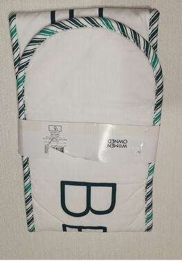 Double oven mitt ''best chef'' measurements 7'' x 36''